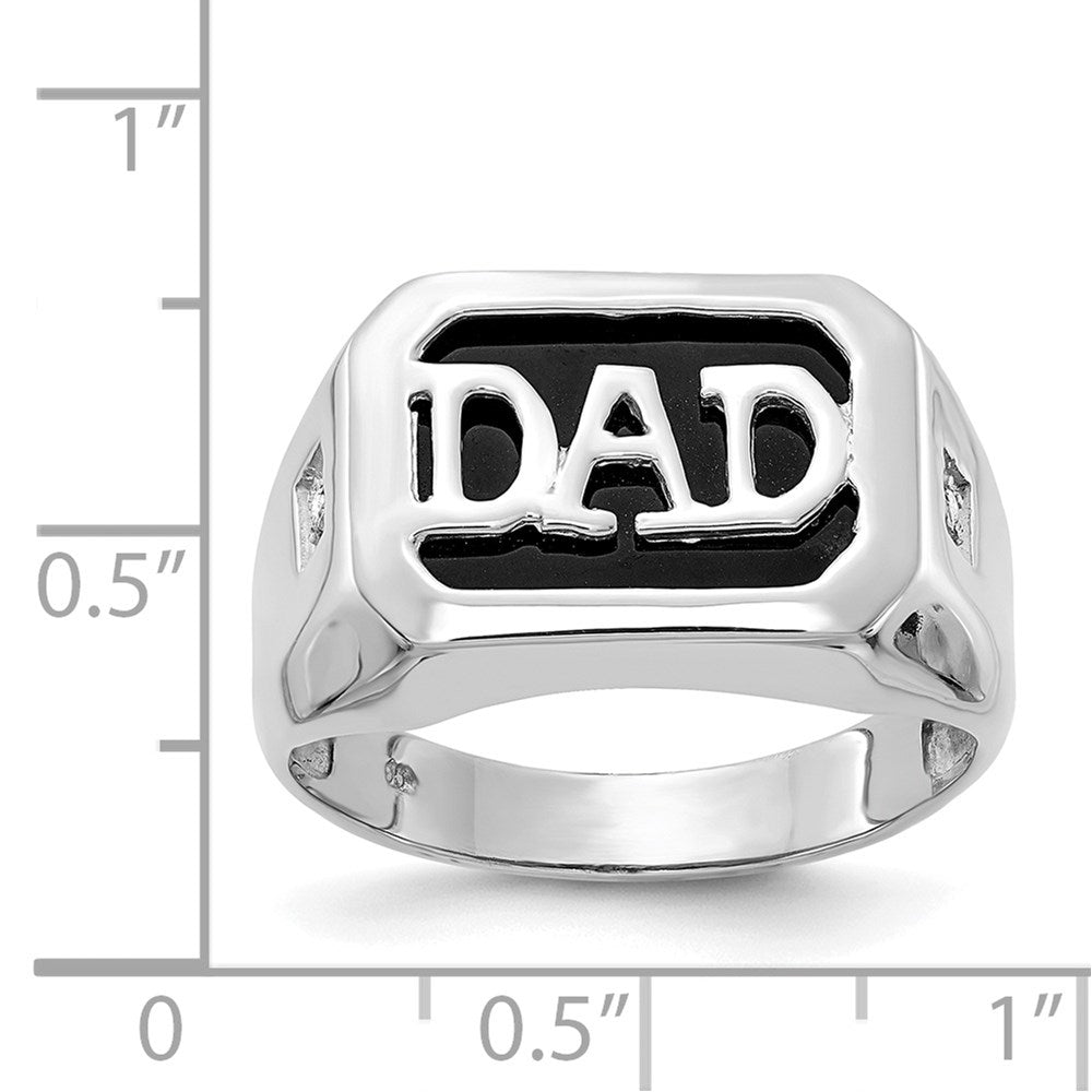 14k White Gold VS Diamond men's ring