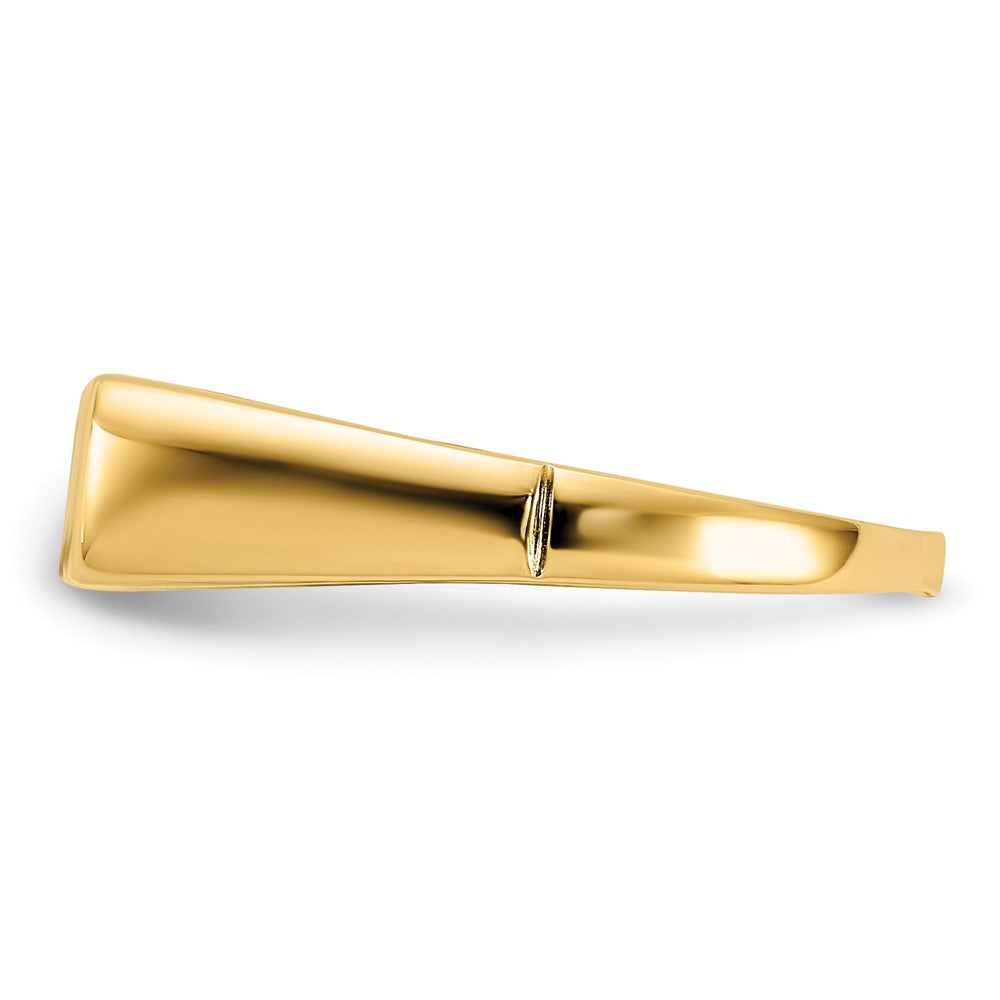 14k AAA Diamond men's ring