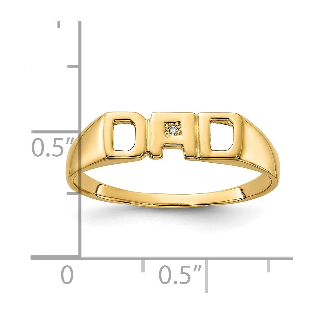 14k AAA Diamond men's ring