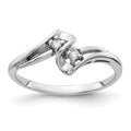 14k White Gold VS Diamond ring