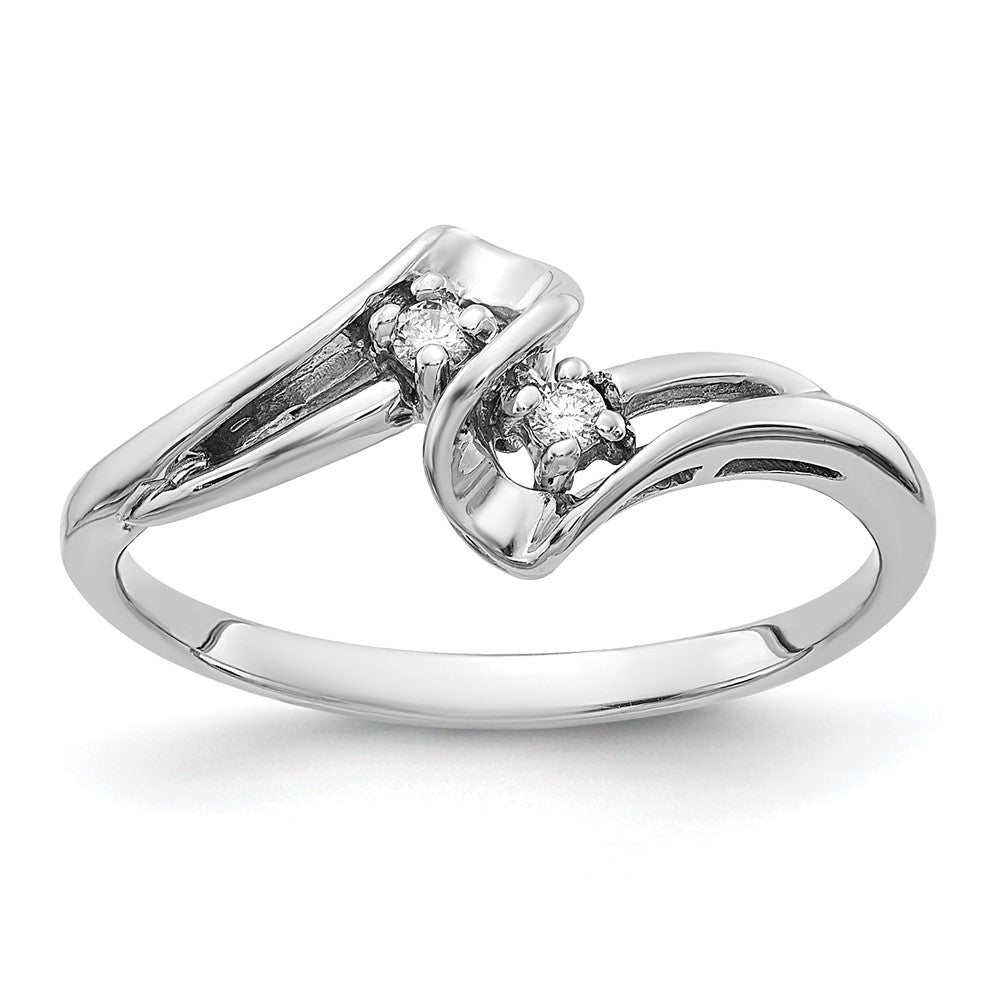 14k White Gold VS Diamond ring