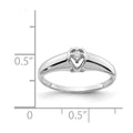 14k White Gold AAA Diamond ring