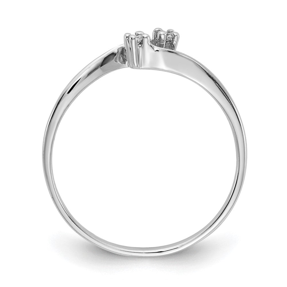 14k White Gold AA Diamond ring