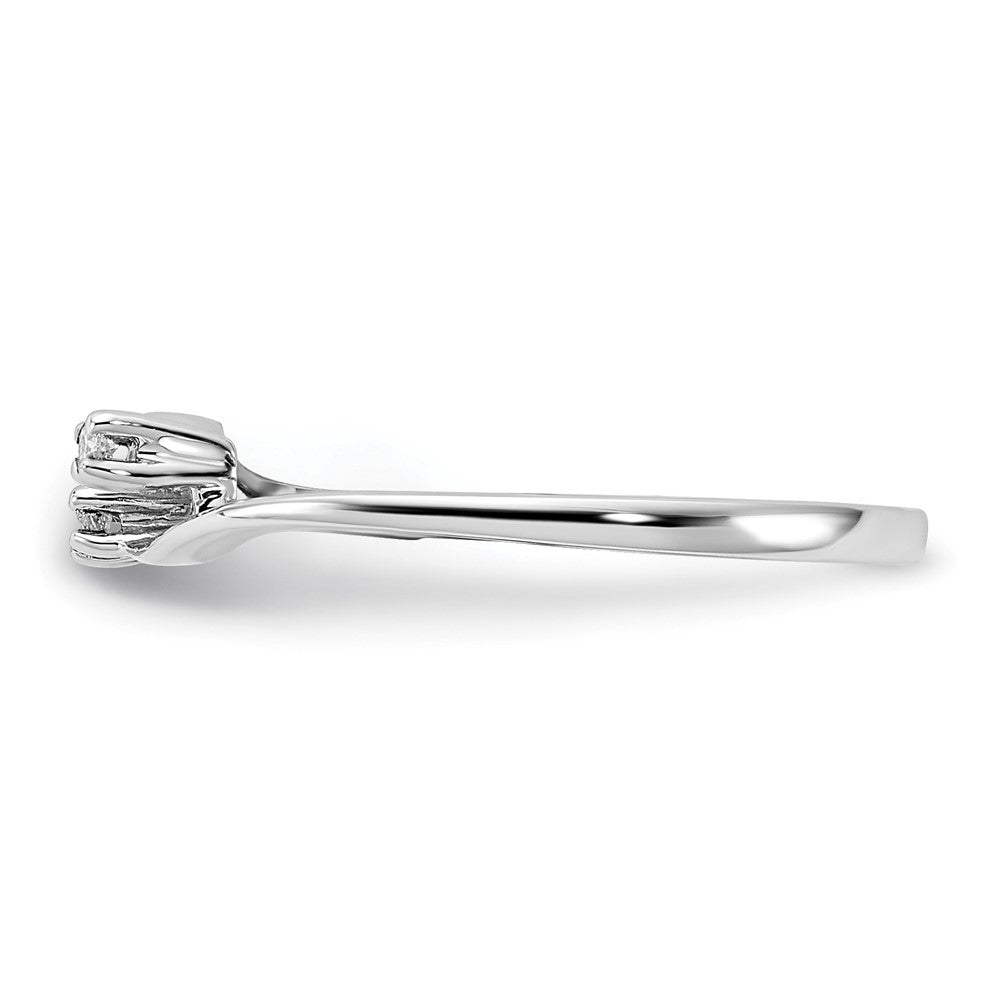 14k White Gold AA Diamond ring
