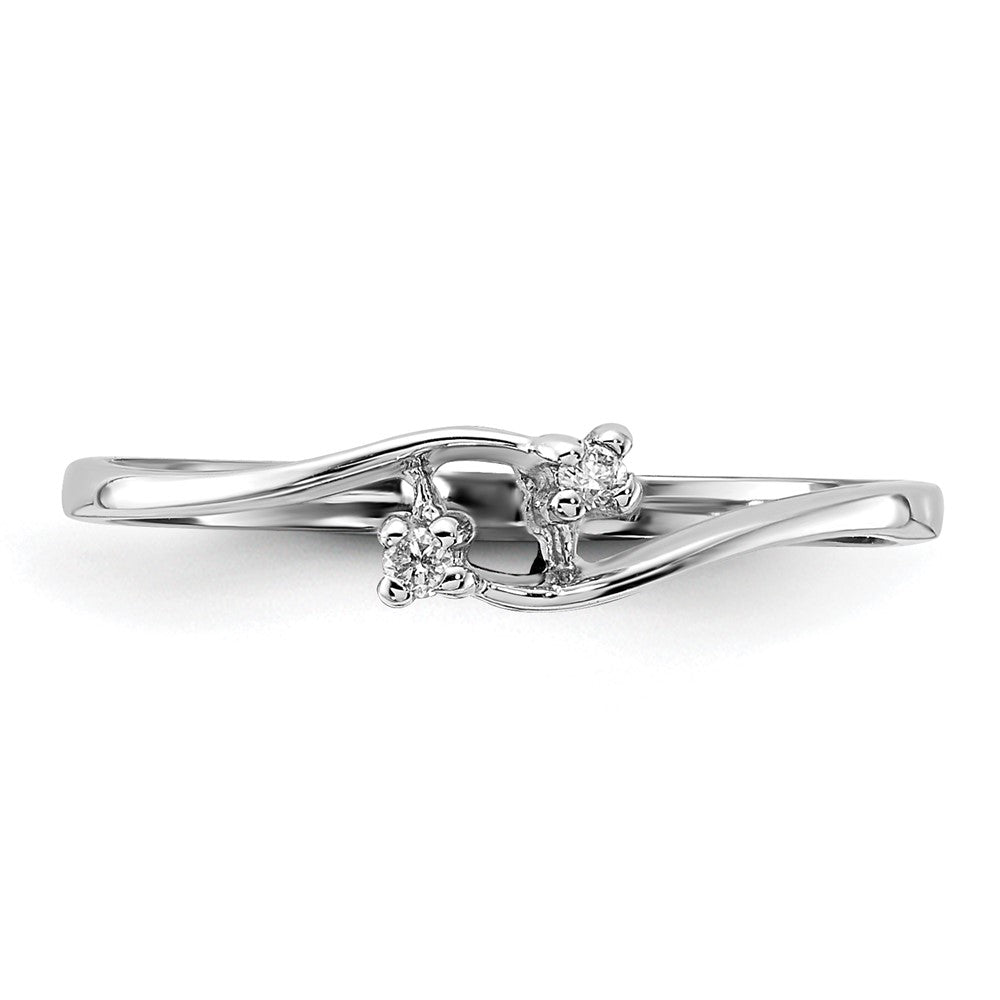 14k White Gold AA Diamond ring