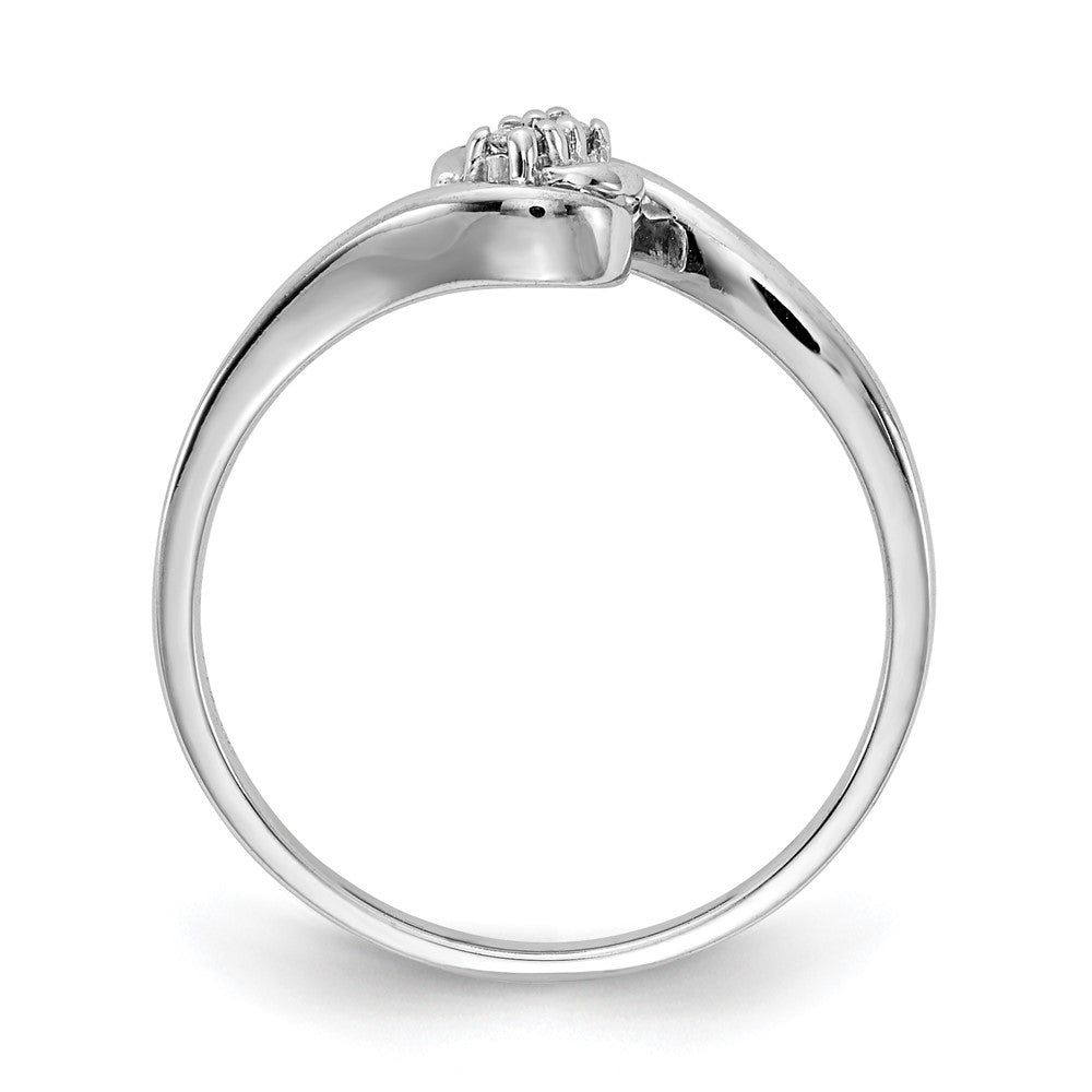 14k White Gold AA Diamond ring