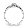 14k White Gold AA Diamond ring