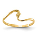 14k Polished .01ct. Diamond Ring Mounting