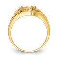 14k AA Diamond heart ring