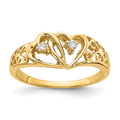 14k VS Diamond heart ring