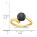 14k Black FW Cultured Pearl Ring