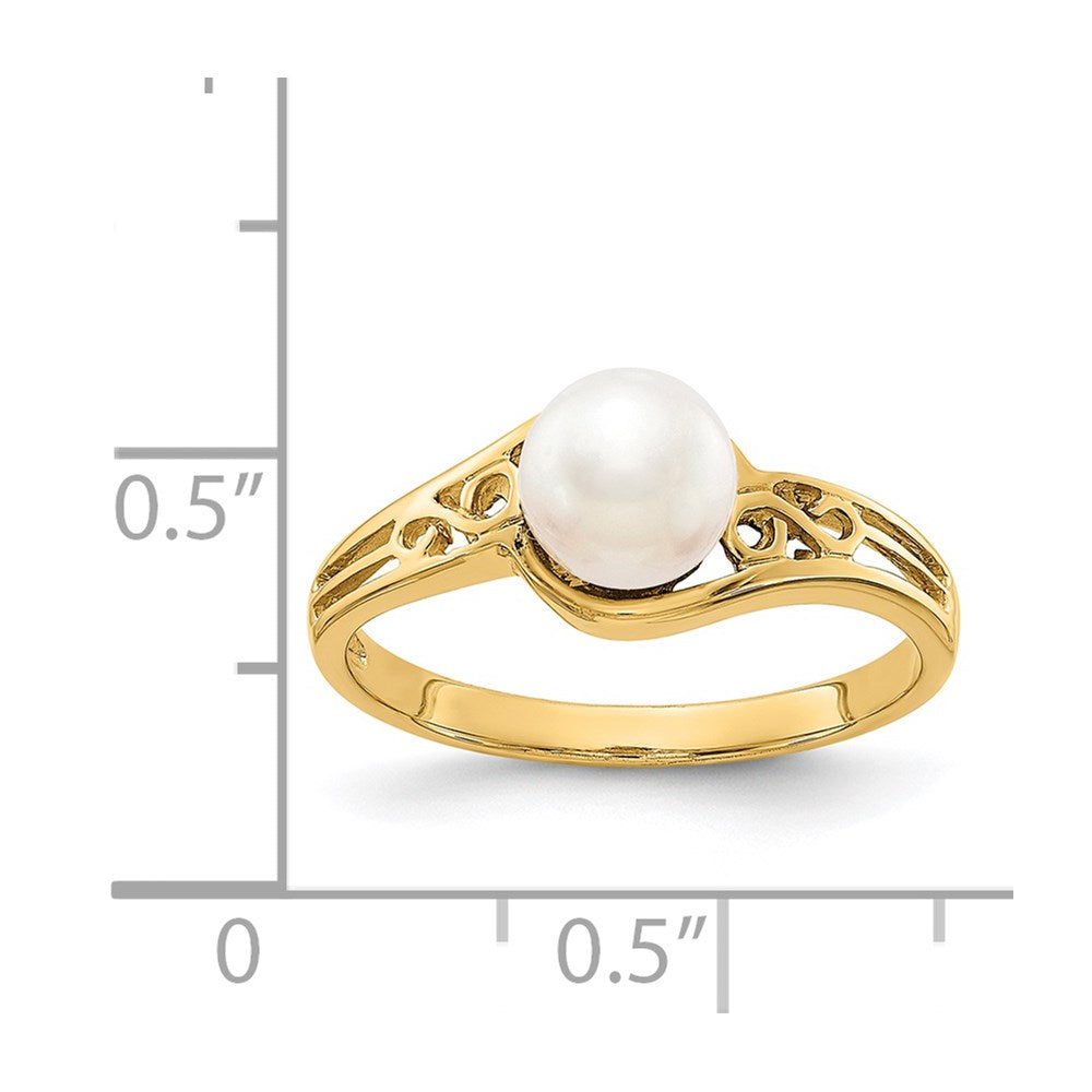 14k FW Cultured Pearl Ring