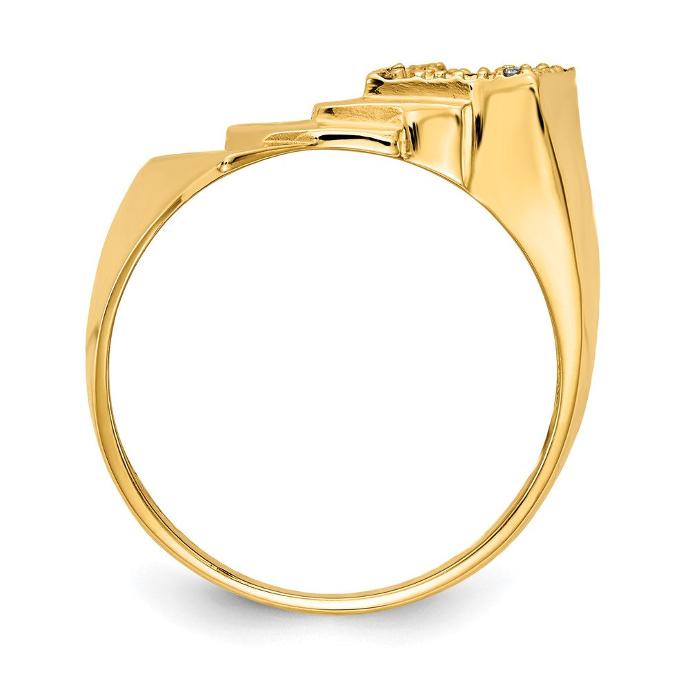 14k VS Diamond men's ring