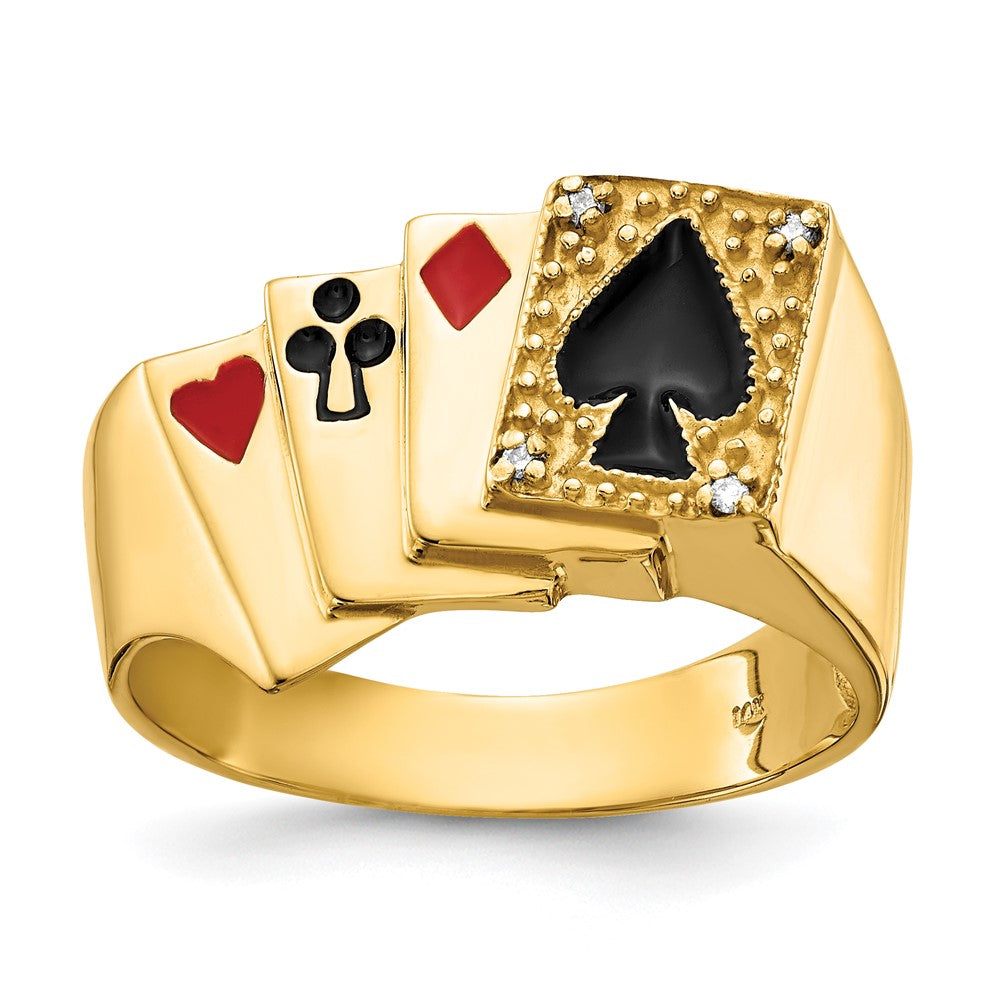 14k VS Diamond men's ring