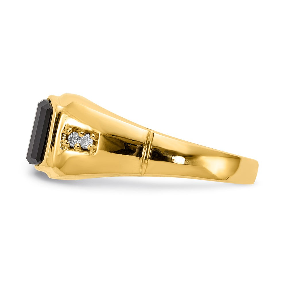 14k AA Diamond men's ring