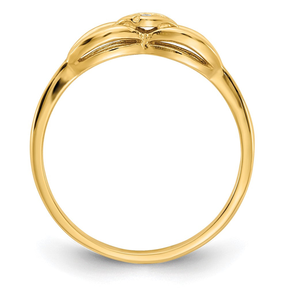 14k AAA Diamond ring