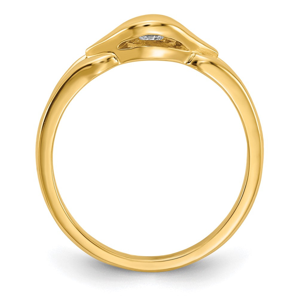 14k A Diamond ring