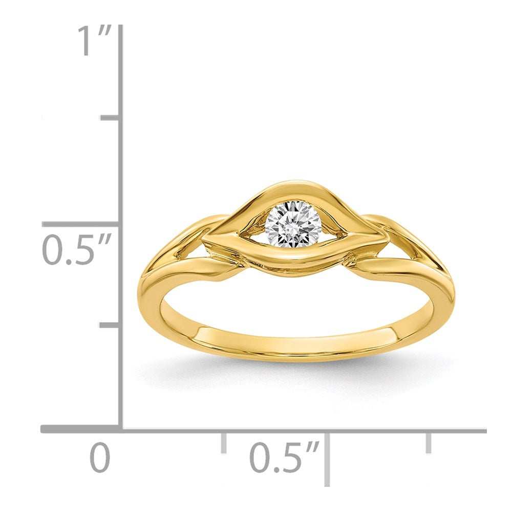 14k A Diamond ring
