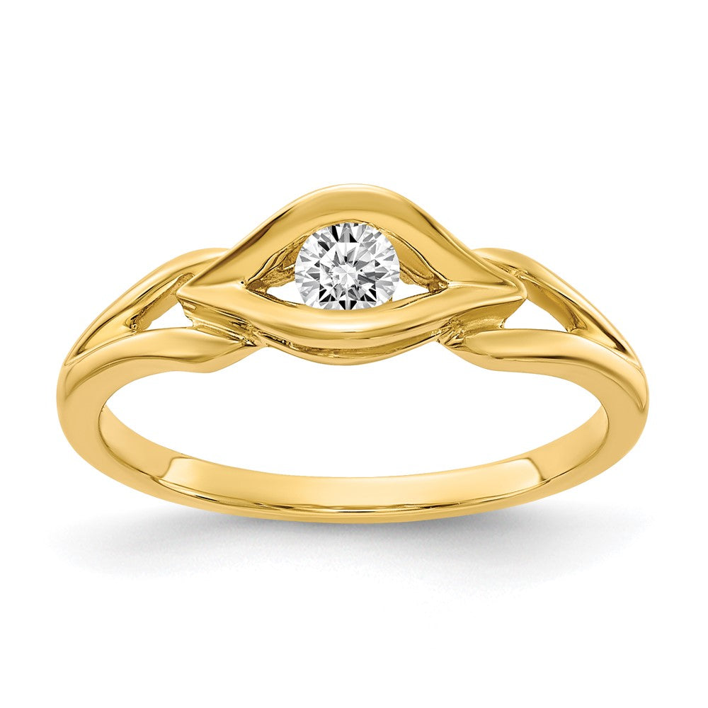 14k A Diamond ring