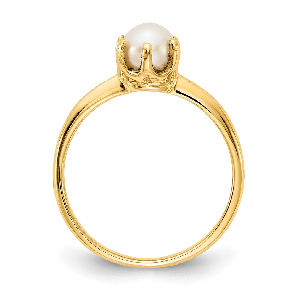 14k 5.5mm FW Cultured Pearl ring