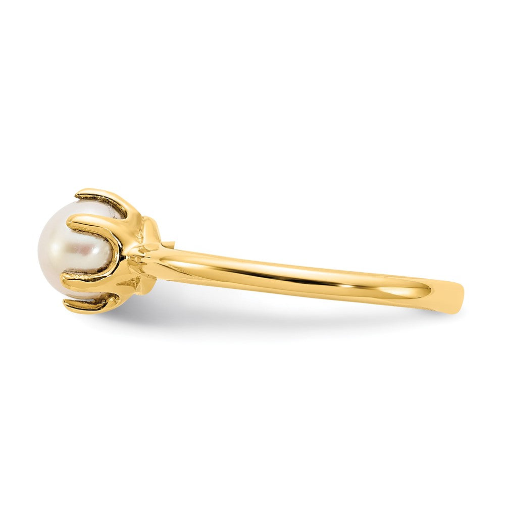 14k 5.5mm FW Cultured Pearl ring