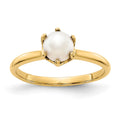 14k 5.5mm FW Cultured Pearl ring