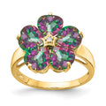 14k AA Diamond ring