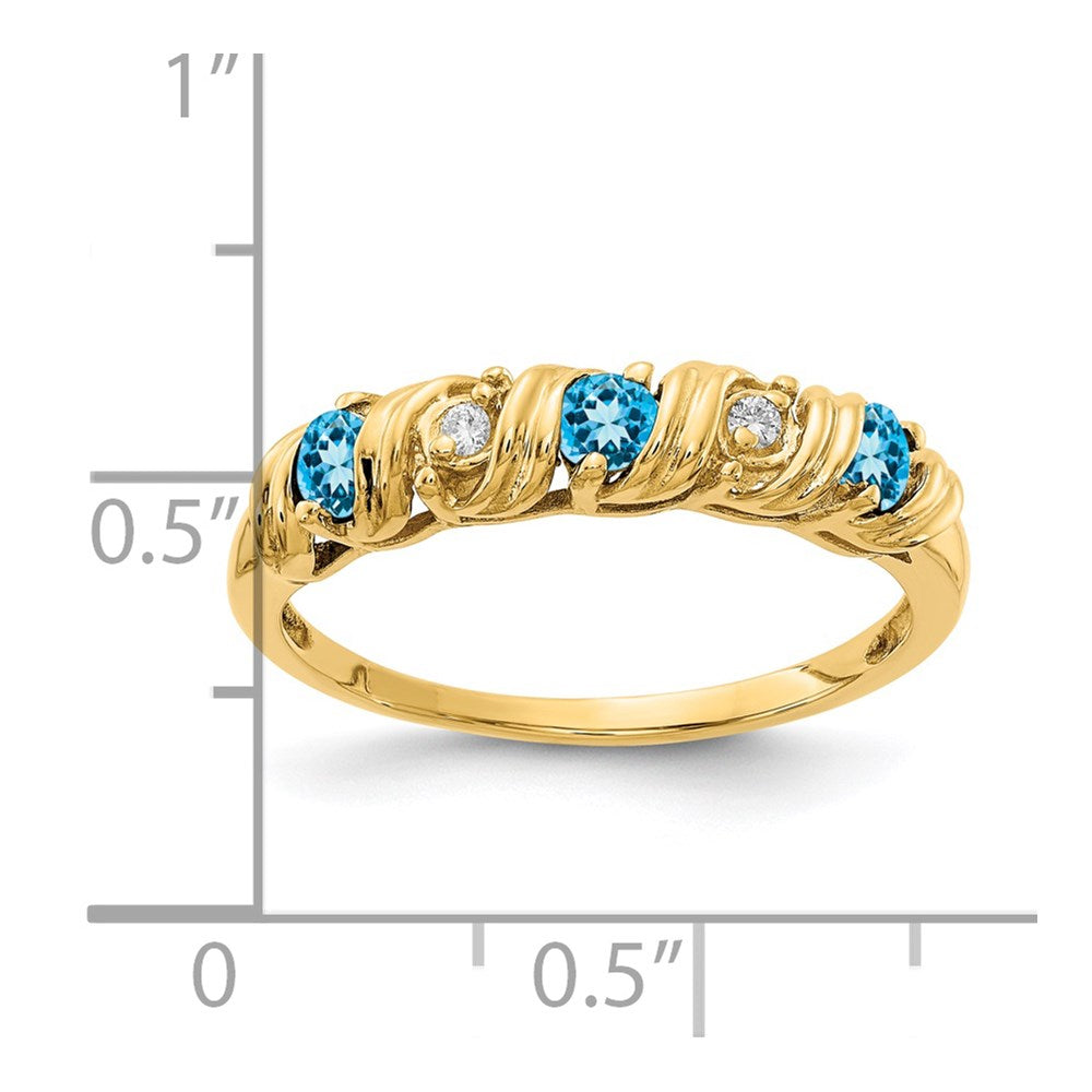 14k AA Diamond ring