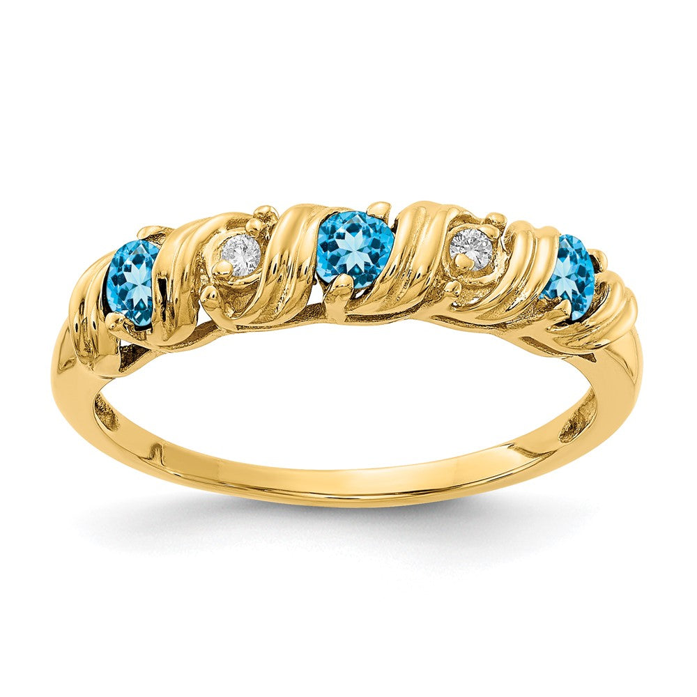 14k AA Diamond ring