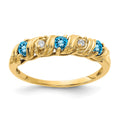 14k AA Diamond ring