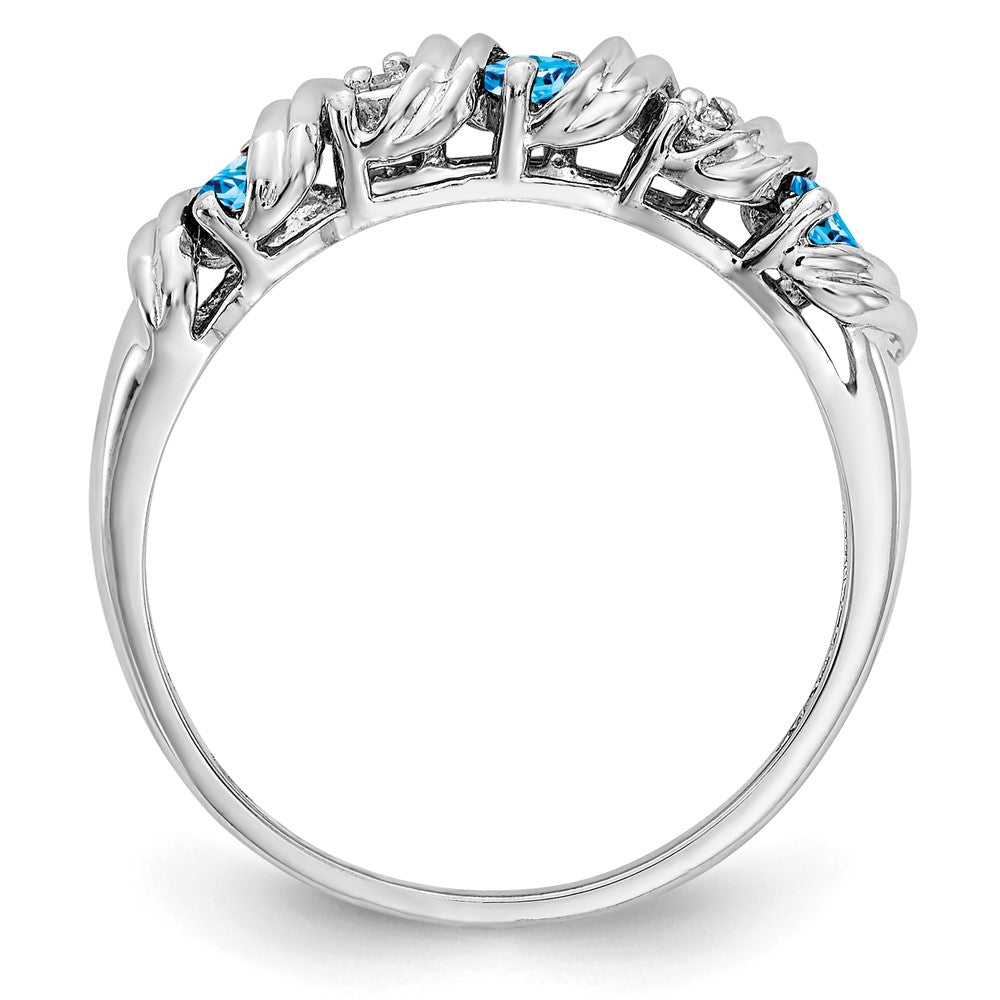14k White Gold AA Diamond ring