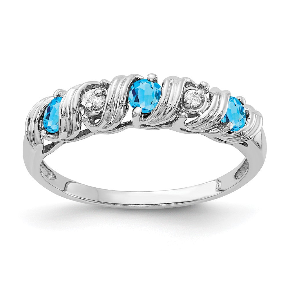 14k White Gold AA Diamond ring
