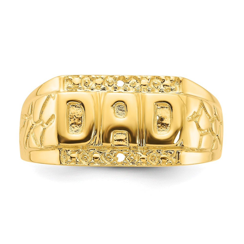14k Dads Ring Mounting