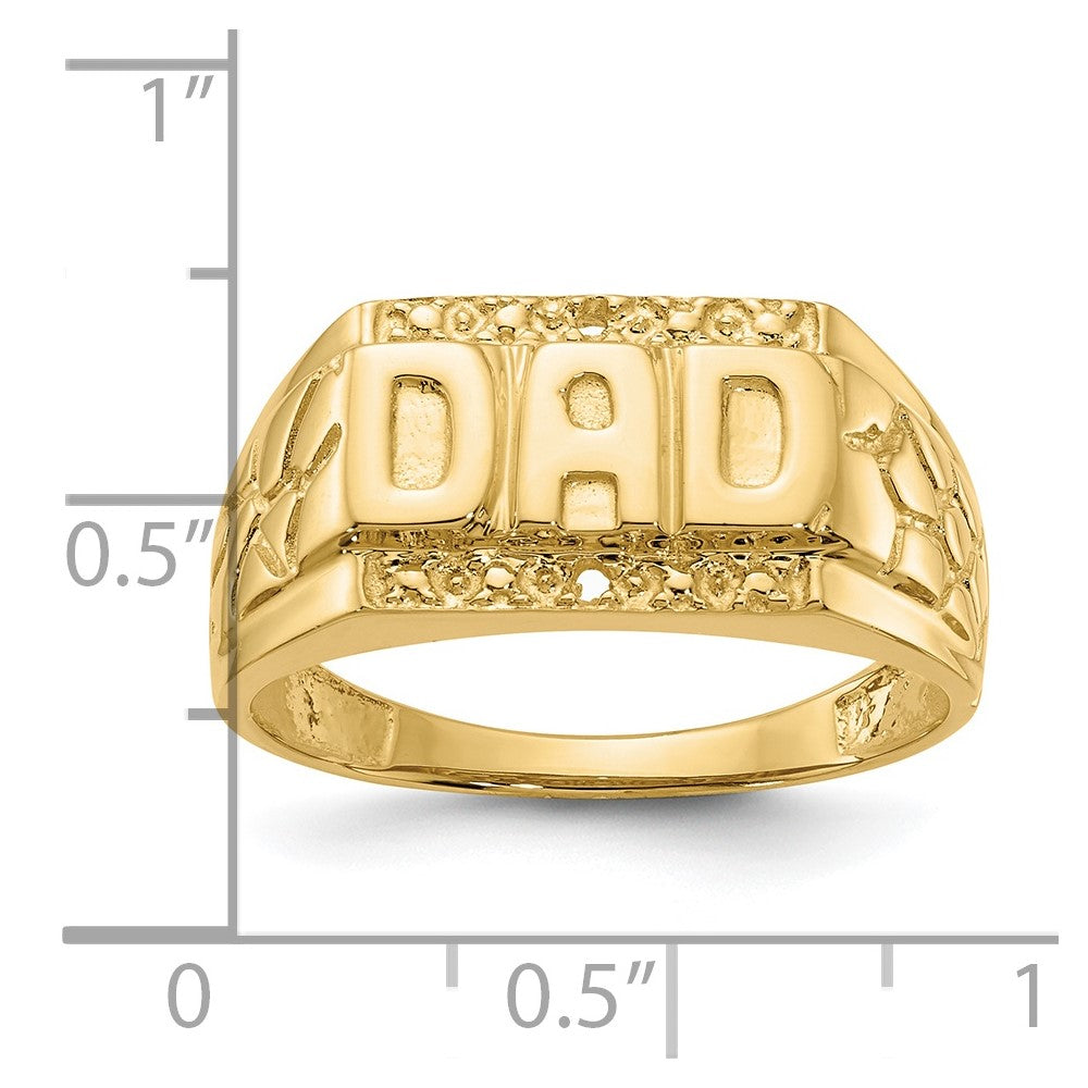 14k Dads Ring Mounting
