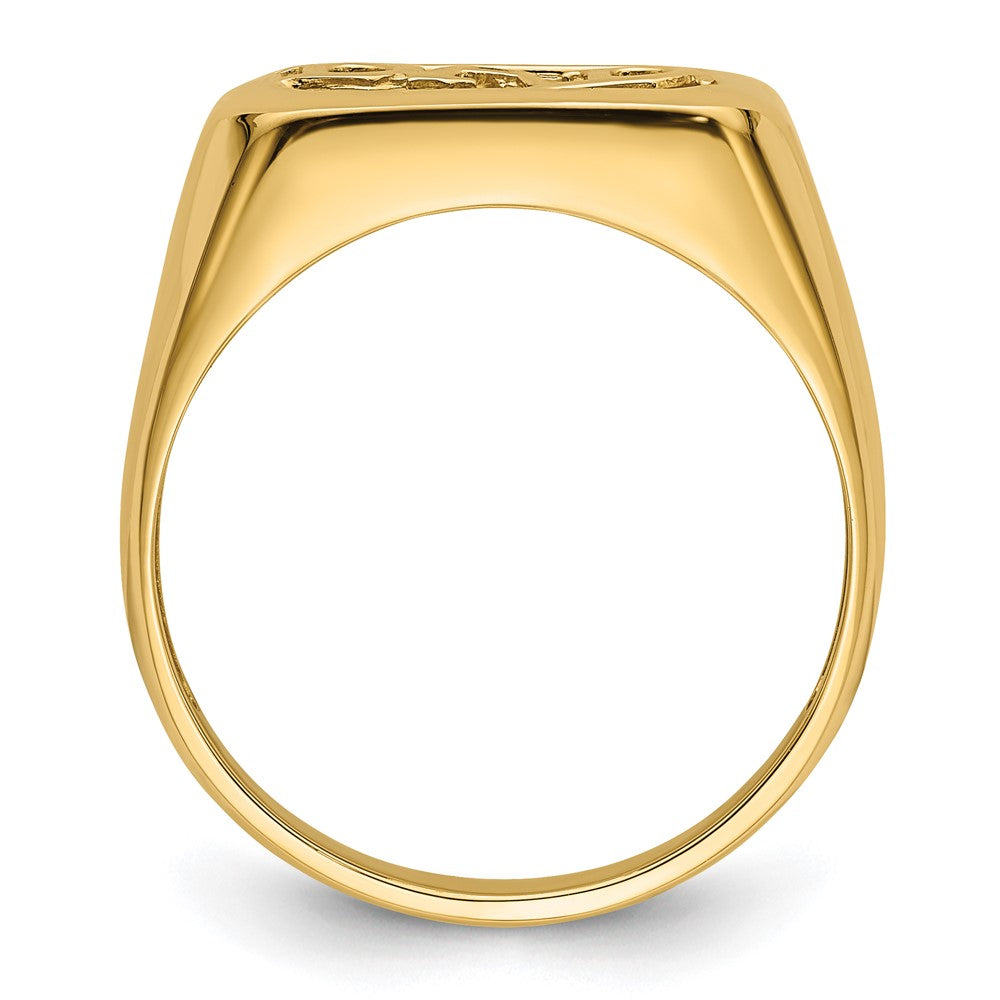 14k Dad's Ring Mounting only