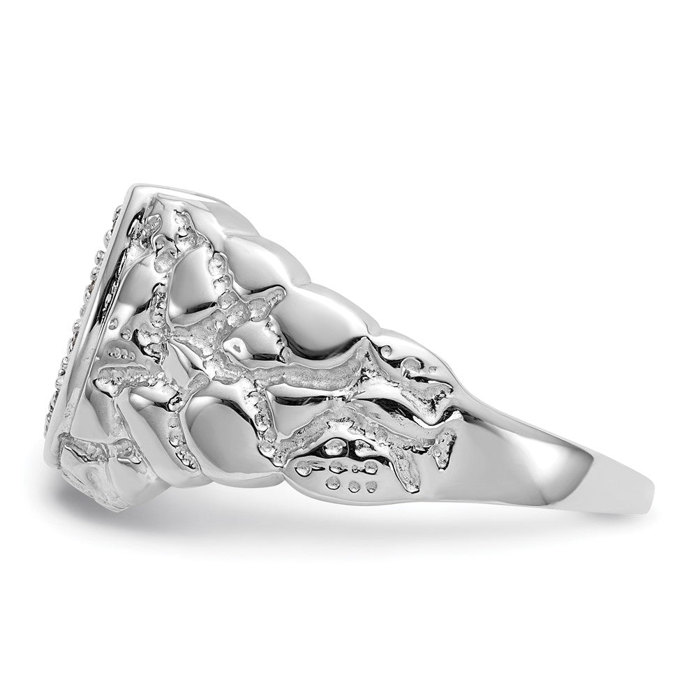 14k White Gold A Diamond Ring