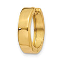 Single 14k Round Hinged Hoop Earring