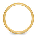 14k Yellow Gold Light Comfort Fit Brush Satin Fancy Band