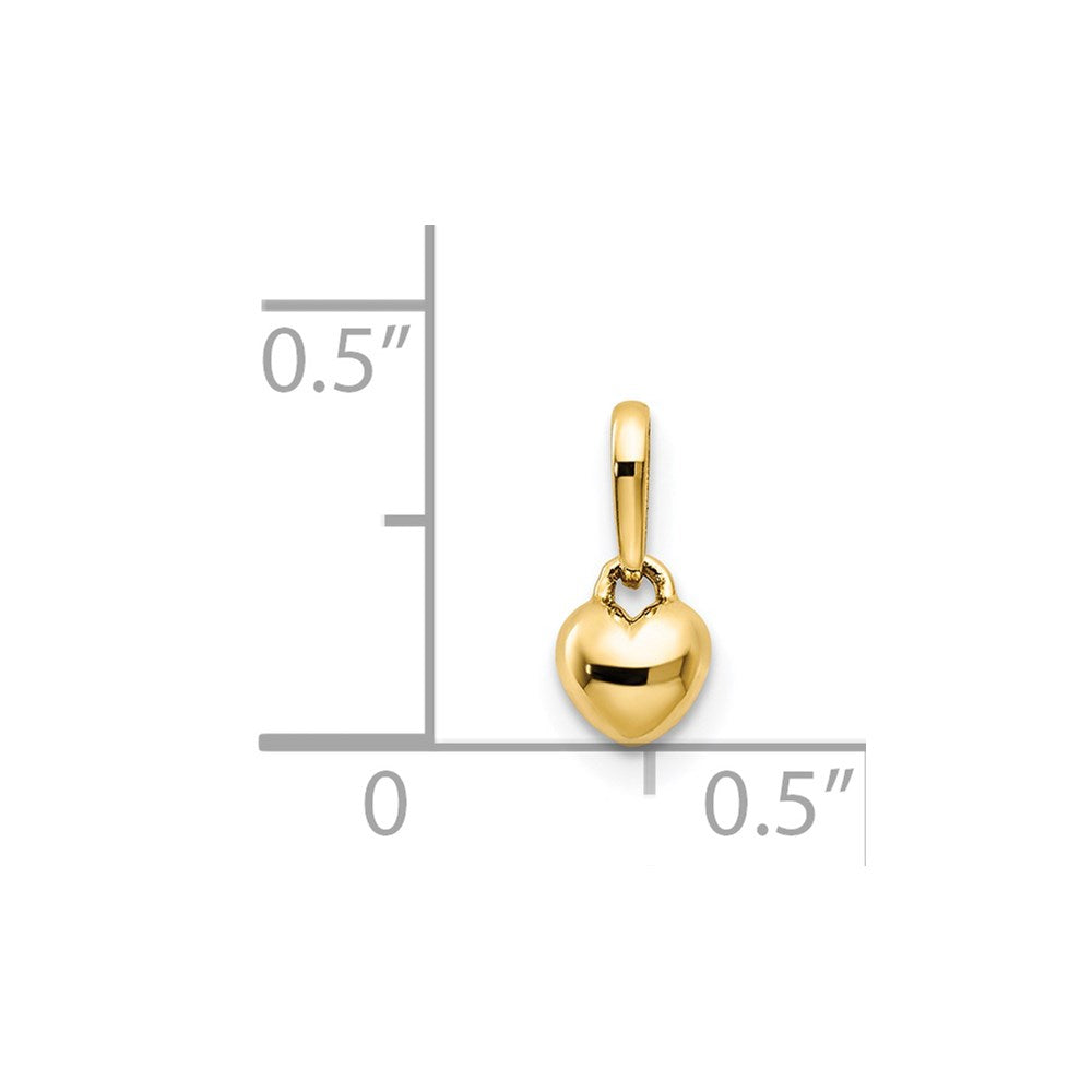 14k Children's Heart Pendant