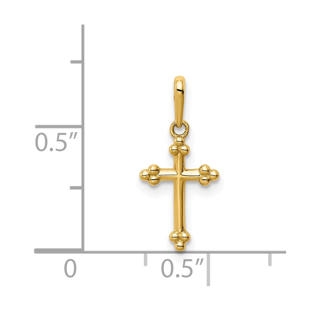 14K Cross Pendant
