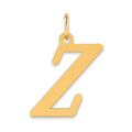 14k Polished Letter Z Initial Pendant