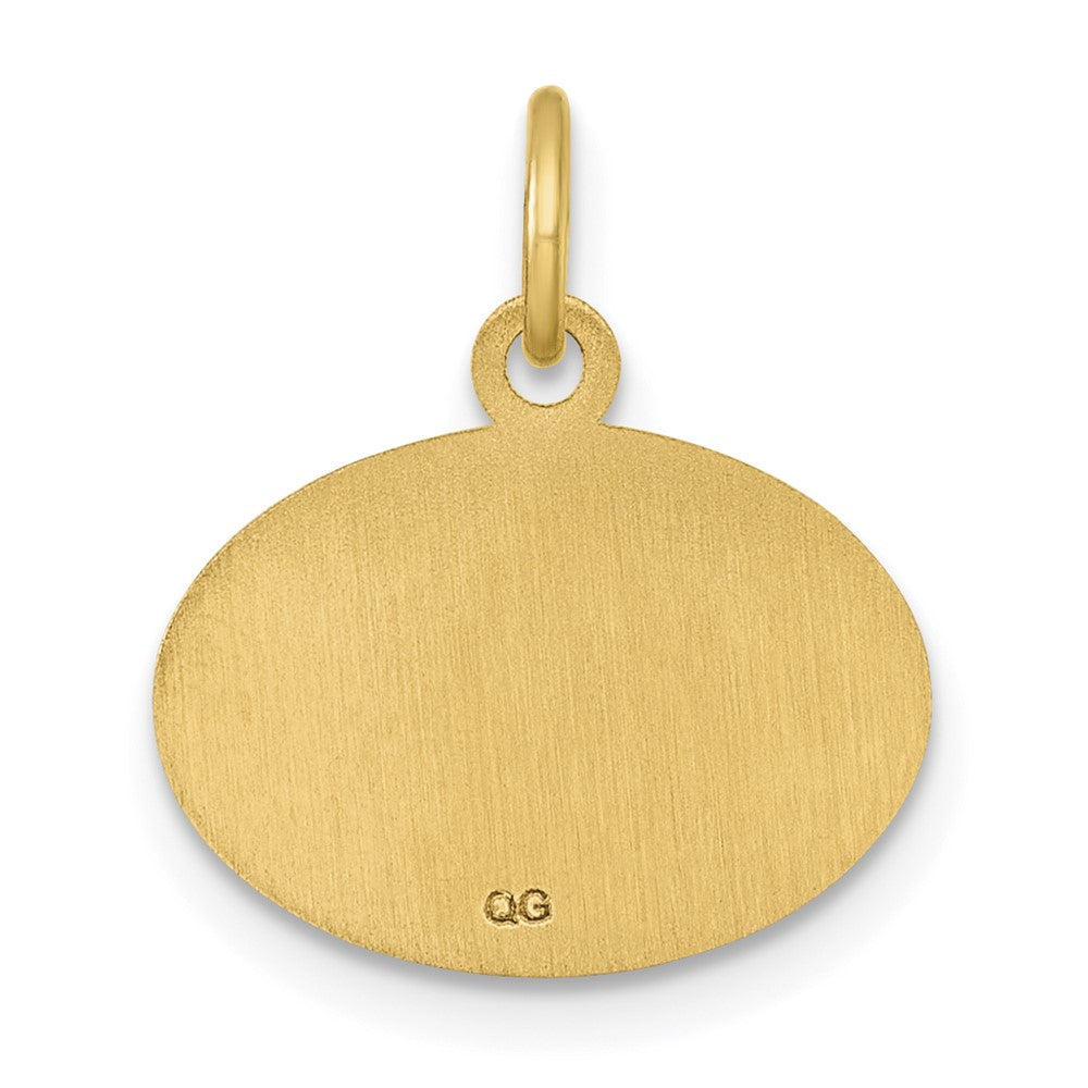10k Oval CLASS OF 2026 Charm