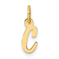 14k Small Script Letter C Initial Charm