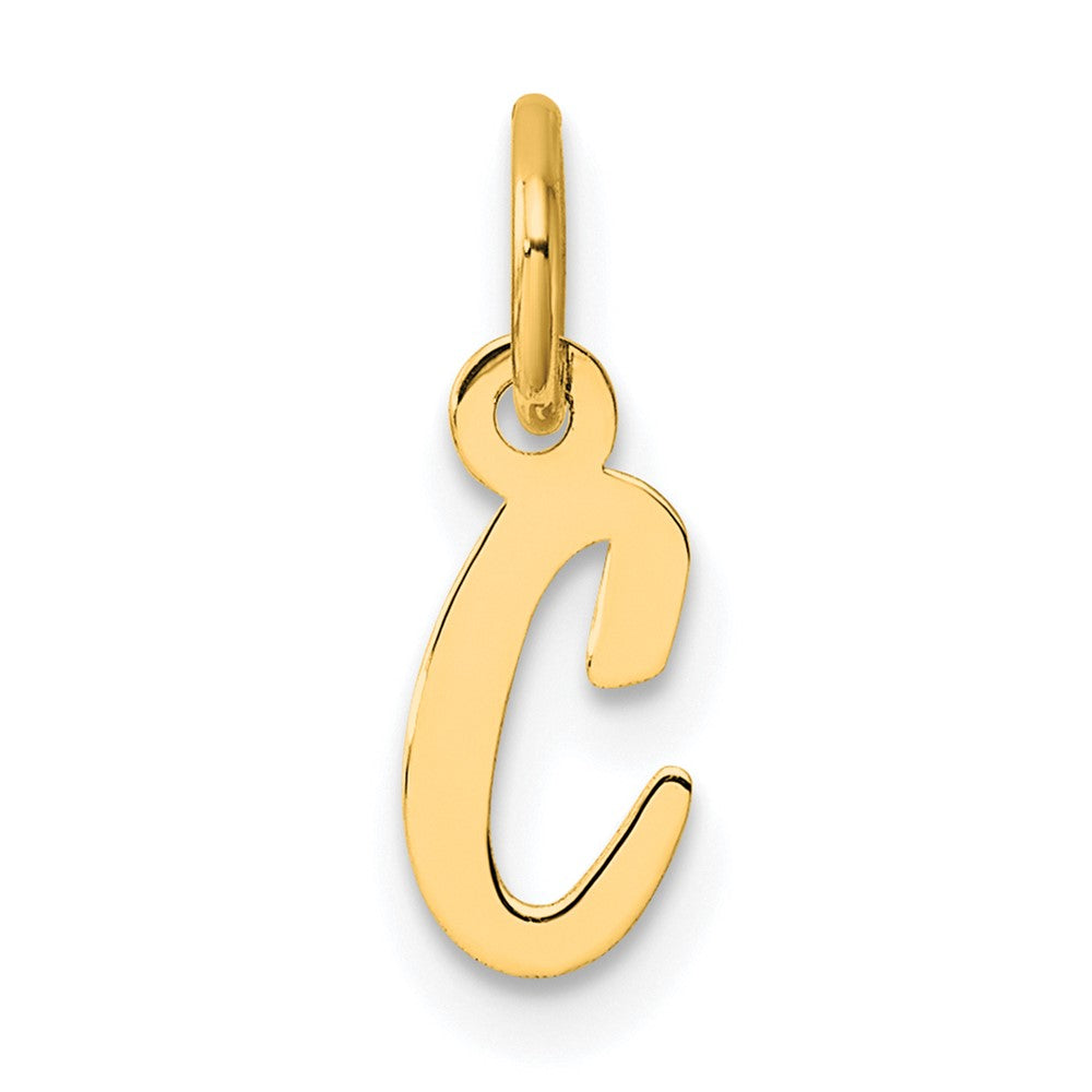 14k Small Script Letter C Initial Charm