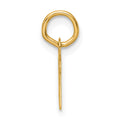 14K Small Script Letter R Initial Charm