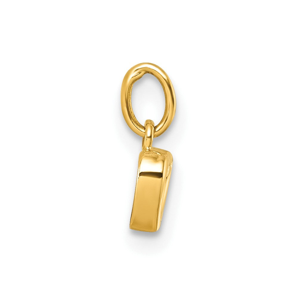 14K Polished Heart Pendant