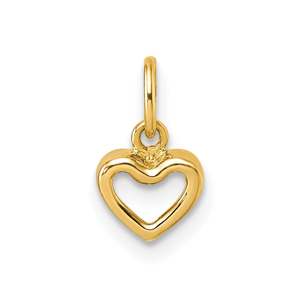 14K Polished Heart Pendant