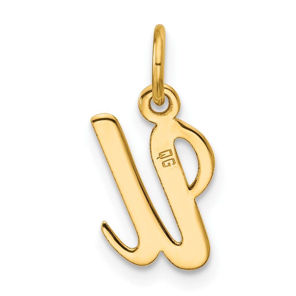 14k Small Script Letter U Initial Charm
