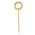 14k Medium Script Letter L Initial Charm