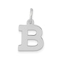 14KW Small Block Letter B Initial Charm